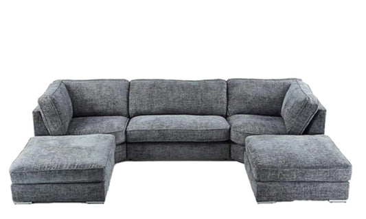 Lux U-Shape Sofa Full Back